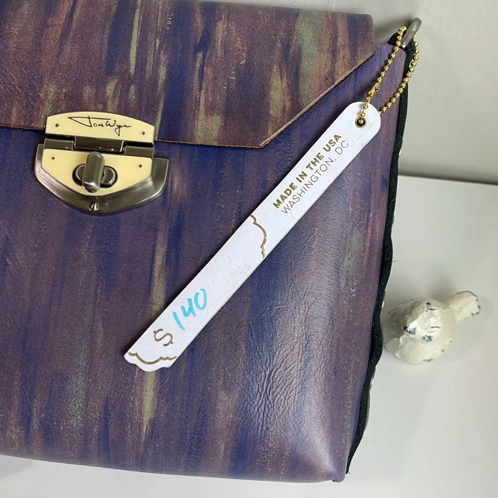 Jon Wye Leather Clutch Crossbody - Picture 7 of 17